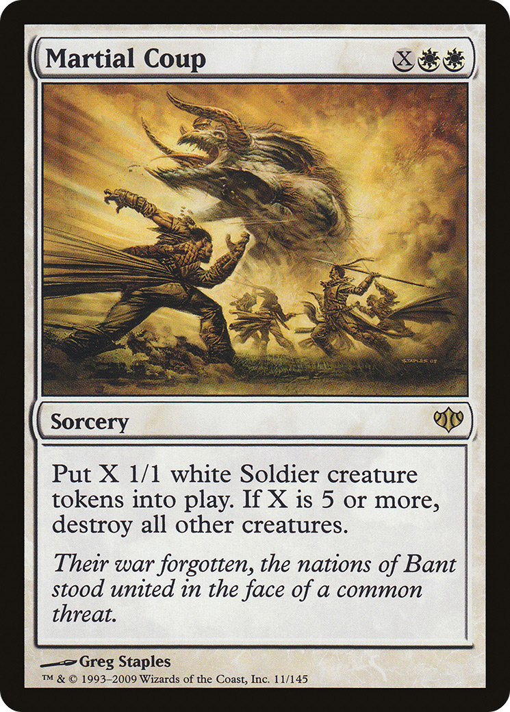 Martial Coup  (CON-011) - Conflux