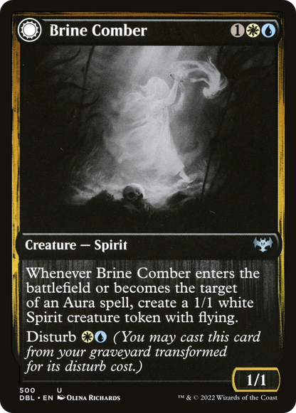 Brine Comber // Brinebound Gift (DBL-500) - Innistrad: Double Feature: (Double Faced Transform) Foil