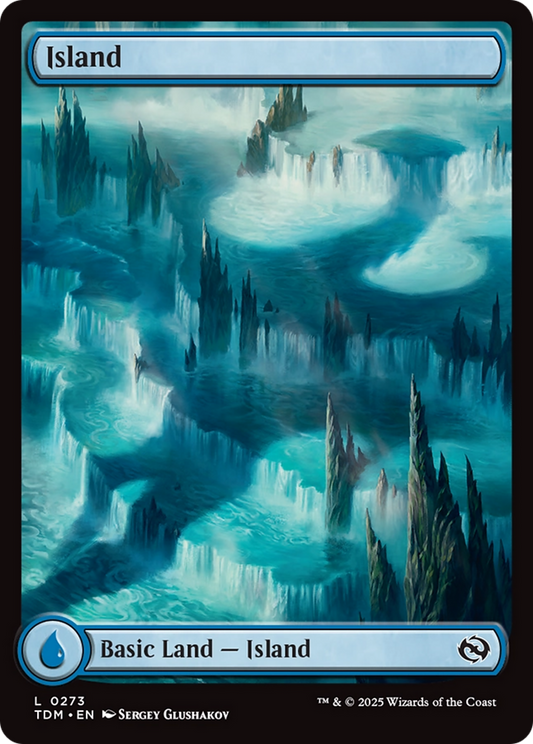 Island (TDM-273) - Tarkir: Dragonstorm Foil