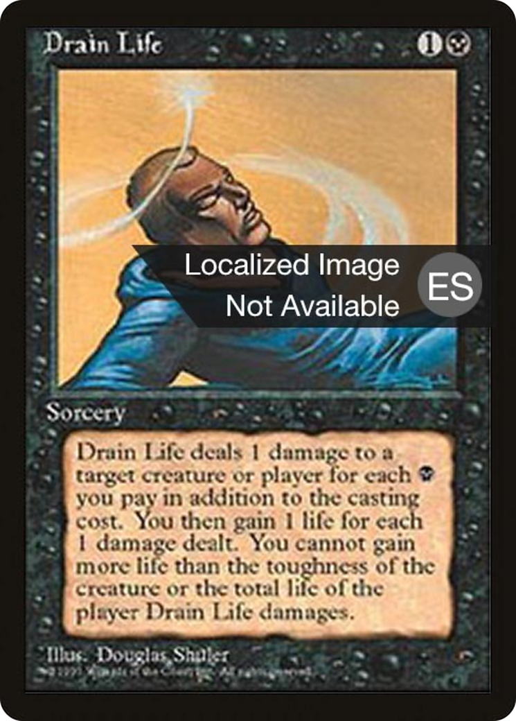 Drain Life (4BB-132) - Fourth Edition Foreign Black Border