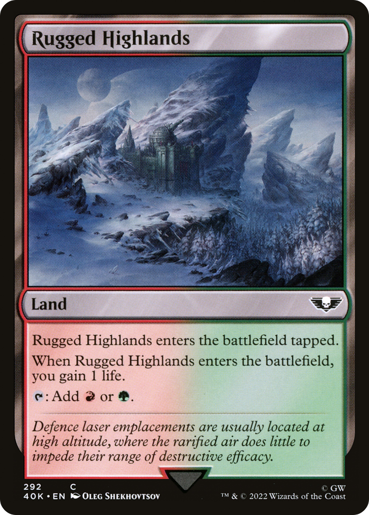 Rugged Highlands (40K-292) - Warhammer 40,000 Commander