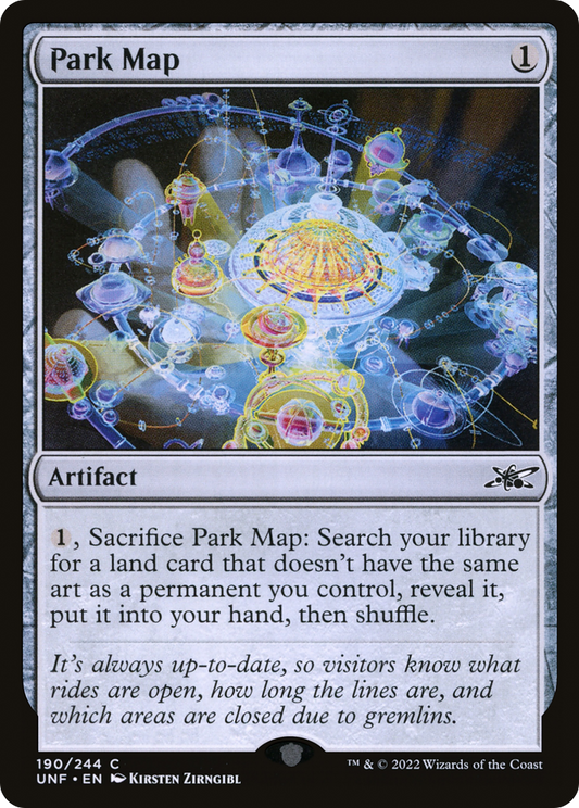 Park Map (UNF-190) - Unfinity Foil