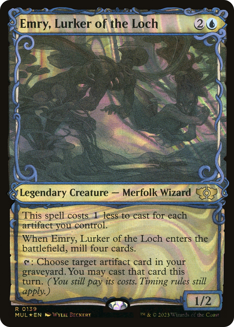 Emry, Lurker of the Loch (MUL-139) - Multiverse Legends: (Showcase) Foil