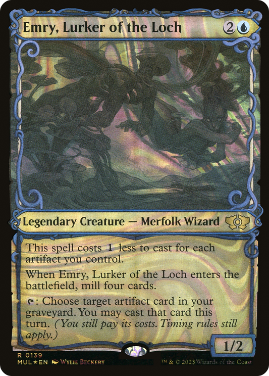 Emry, Lurker of the Loch (MUL-139) - Multiverse Legends: (Showcase) Foil