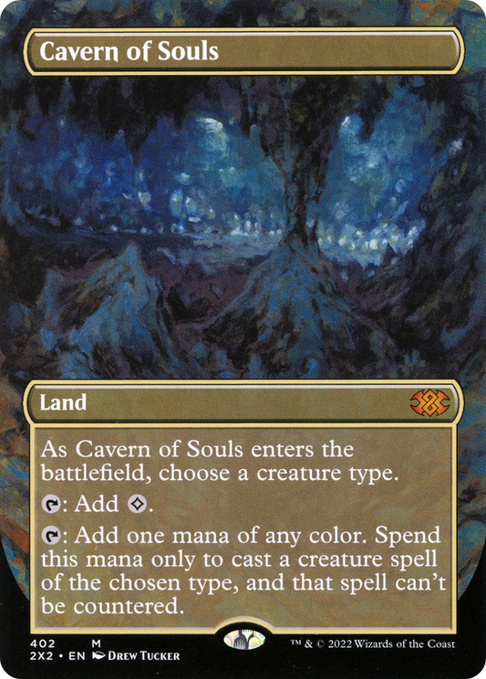 Cavern of Souls  (Borderless)(2X2-402) - Double Masters 2022 Foil