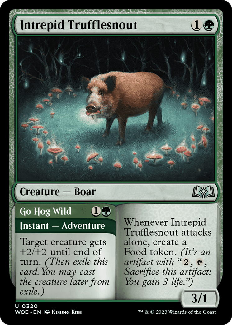 Intrepid Trufflesnout  (WOE-320) - Wilds of Eldraine