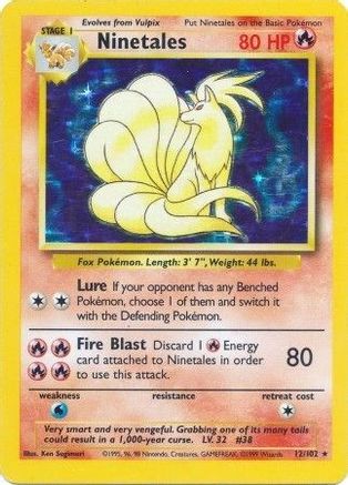 Ninetales - 012/102 - Base Set Holofoil