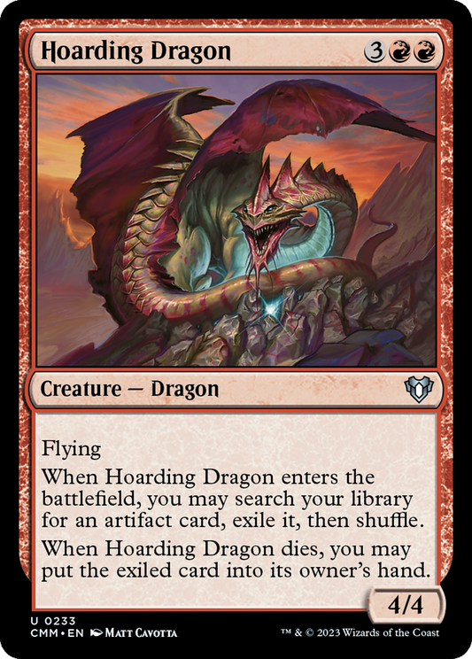 Hoarding Dragon (CMM-233) - Commander Masters Foil