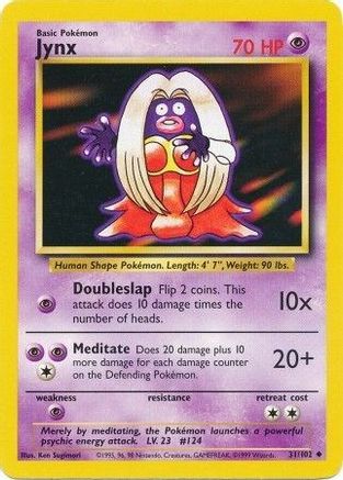 Jynx - 031/102 - Base Set Normal