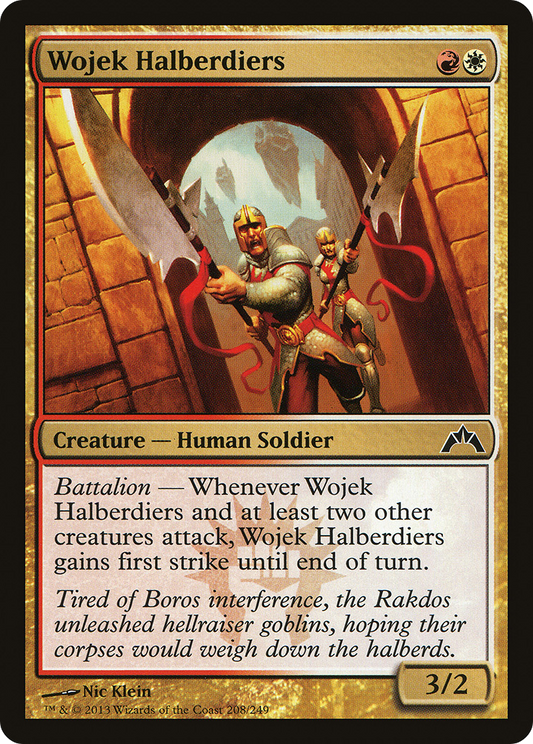 Wojek Halberdiers (GTC-208) - Gatecrash Foil