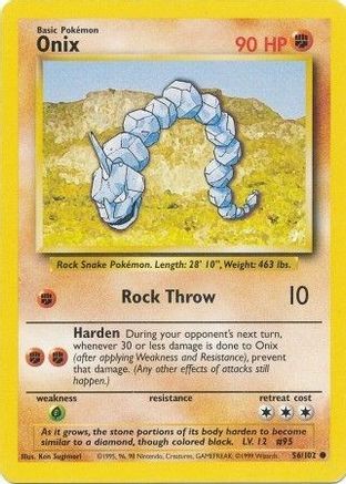 Onix - 056/102 - Base Set Normal
