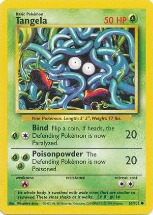 Tangela - 066/102 - Base Set Normal