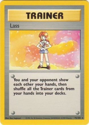 Lass - 075/102 - Base Set Normal
