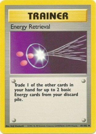 Energy Retrieval - 081/102 - Base Set Normal