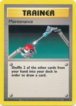 Maintenance - 083/102 - Base Set Normal