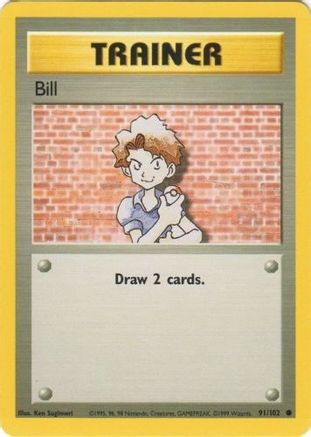 Bill - 091/102 - Base Set Normal - Common