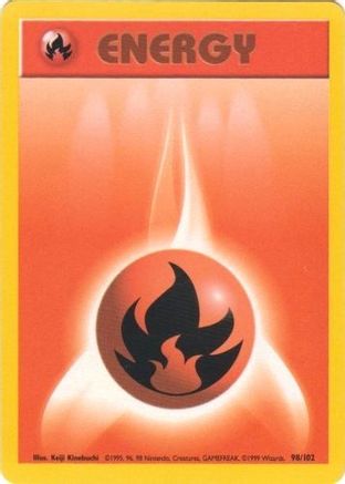 Fire Energy - 098/102 - Base Set Normal