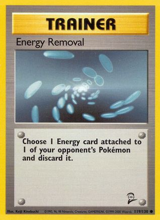 Energy Removal - 119/130 - Base Set 2 Normal