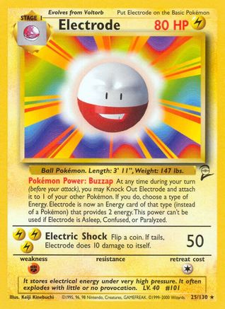 Electrode - 025/130 - Base Set 2 Normal