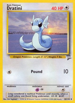 Dratini - 038/130 - Base Set 2 Normal