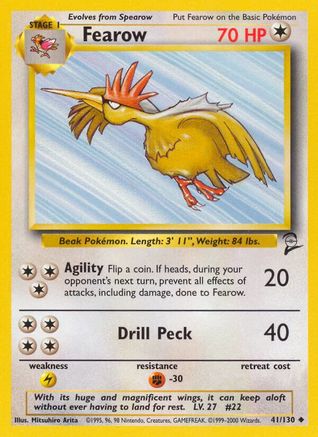 Fearow - 041/130 - Base Set 2 Normal