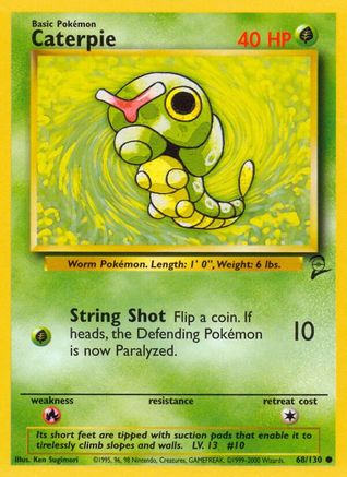Caterpie - 068/130 - Base Set 2 Normal - Common
