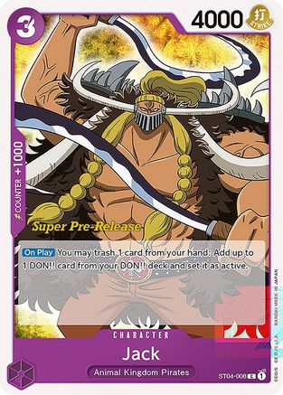 Jack (ST04-008) - Super Pre-Release Starter Deck 4: Animal Kingdom Pirates