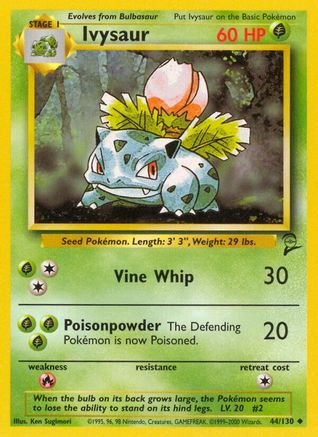 Ivysaur - 044/130 - Base Set 2 Normal