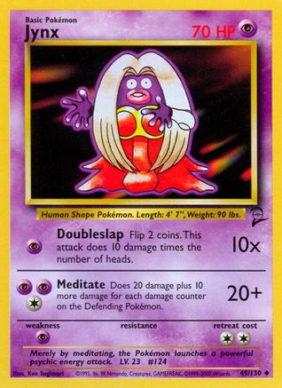 Jynx - 045/130 - Base Set 2 Normal