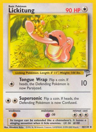 Lickitung - 048/130 - Base Set 2 Normal