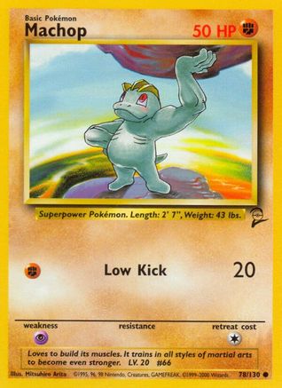 Machop - 078/130 - Base Set 2 Normal