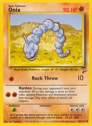 Onix - 084/130 - Base Set 2 Normal
