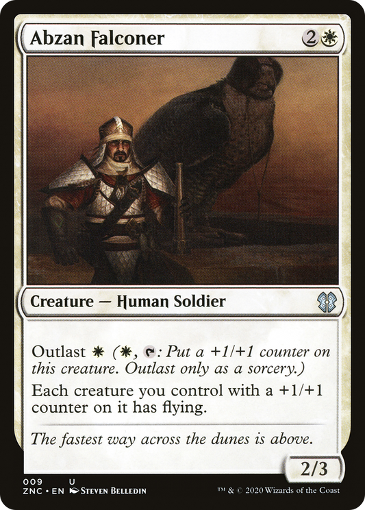 Abzan Falconer (ZNC-009) - Zendikar Rising Commander