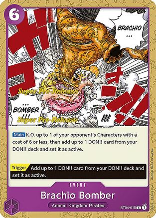 (ST04-015) Brachio Bomber - Super Pre-Release Starter Deck 4: Animal Kingdom Pirates Normal