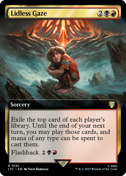 Lidless Gaze (Extended Art) (LTC-141) - Tales of Middle-earth Commander: (Extended Art)