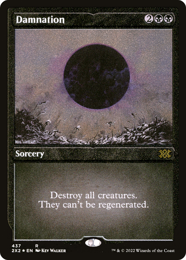 Damnation (Foil Etched) (2X2-437) - Double Masters 2022 Etched Foil