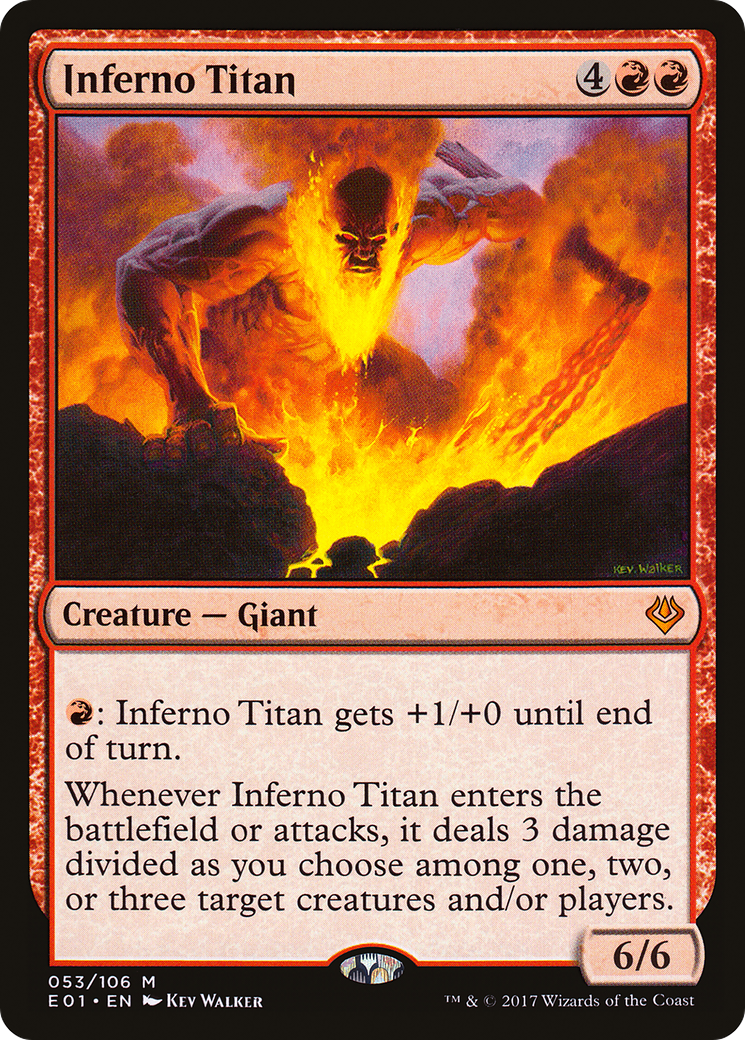 Inferno Titan (E01-053) - Archenemy: Nicol Bolas