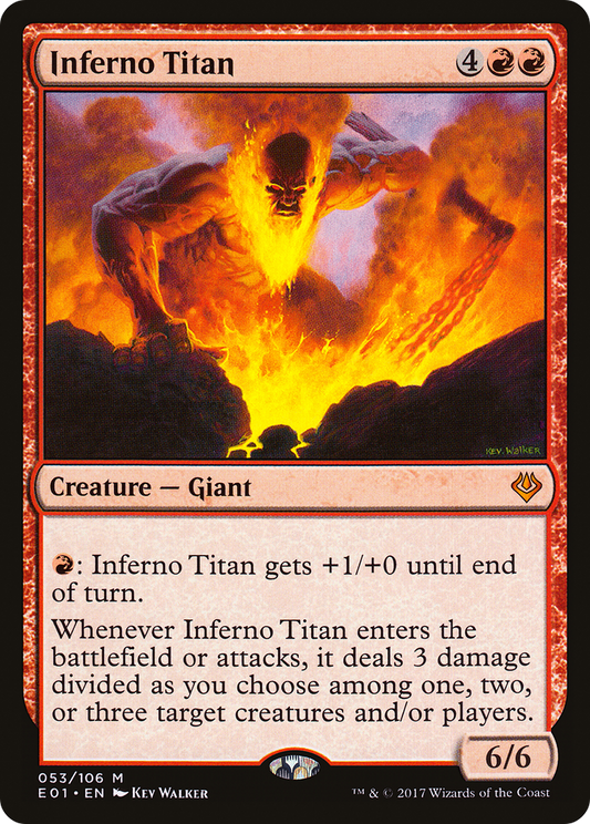 Inferno Titan (E01-053) - Archenemy: Nicol Bolas