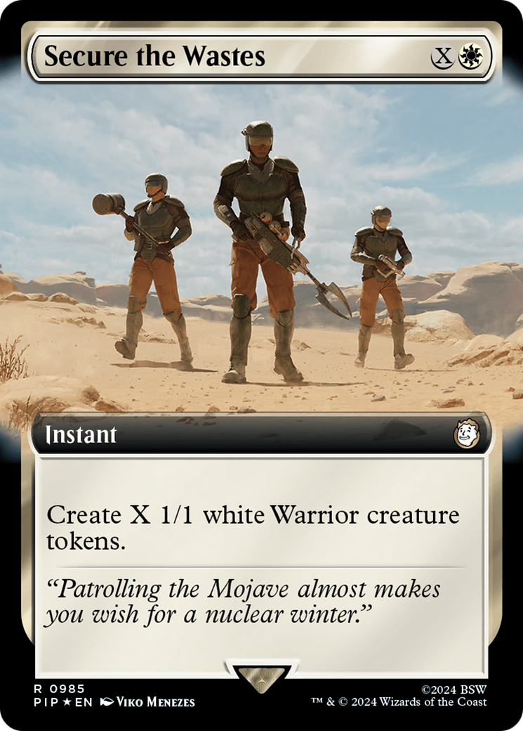 Secure the Wastes (PIP-985) - Fallout: (Extended Art) Foil