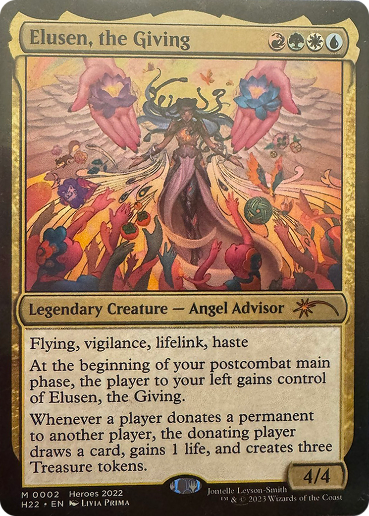 Elusen, the Giving (PH22-002) - 2022 Heroes of the Realm Foil