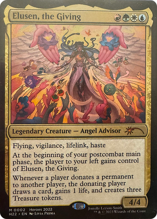 Elusen, the Giving (PH22-002) - 2022 Heroes of the Realm Foil