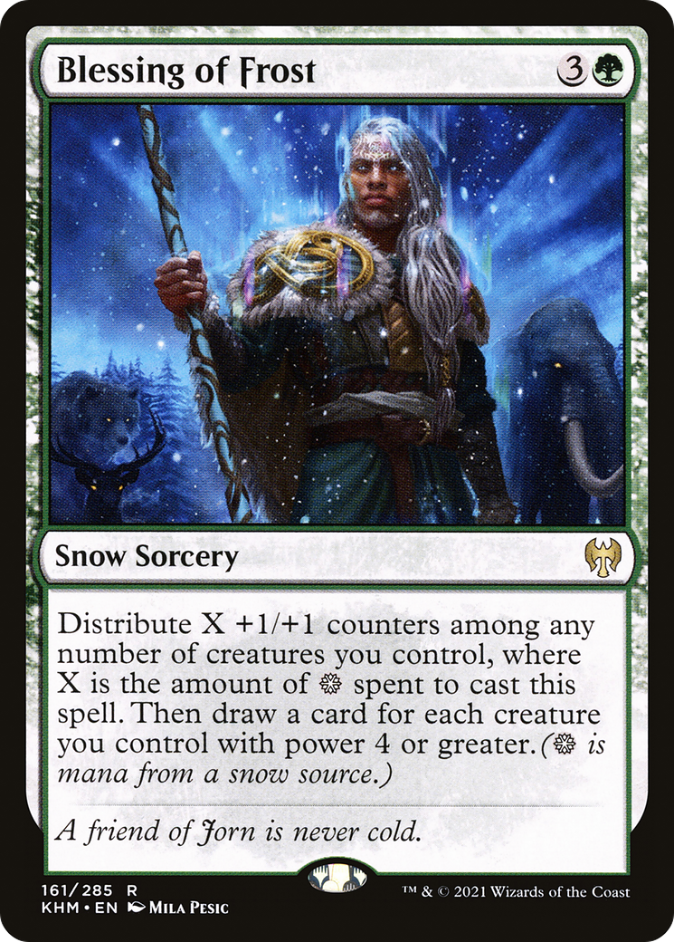 Blessing of Frost (KHM-161) - Kaldheim: (snow) Foil