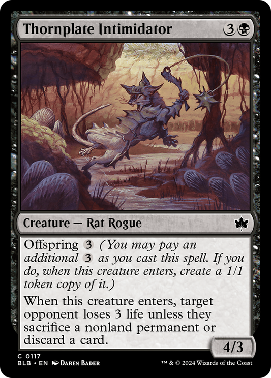 Thornplate Intimidator (BLB-117) - Bloomburrow