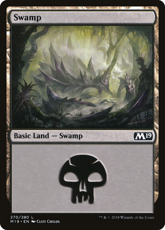 Swamp (M19-270) - Core Set 2019 Foil