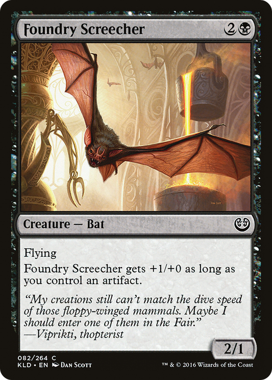 Foundry Screecher (KLD-082) - Kaladesh Foil