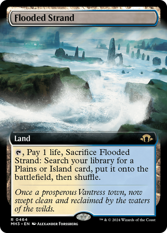 Flooded Strand (MH3-464) - Modern Horizons 3: (Extended Art)