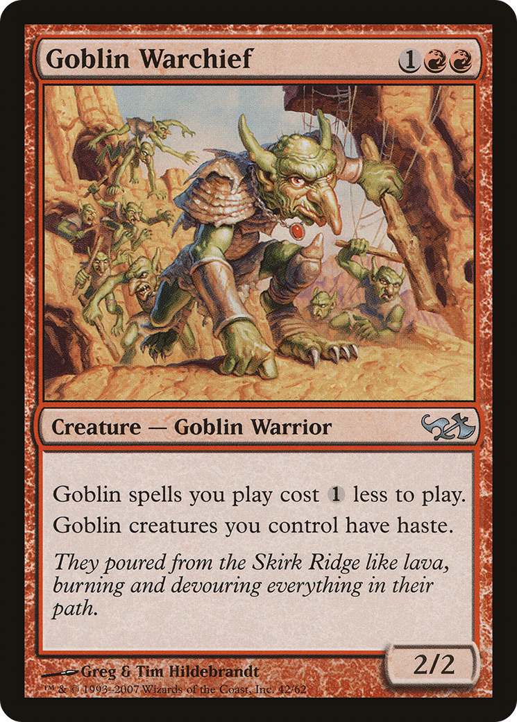 Goblin Warchief (DD1-042) - Duel Decks: Elves vs. Goblins