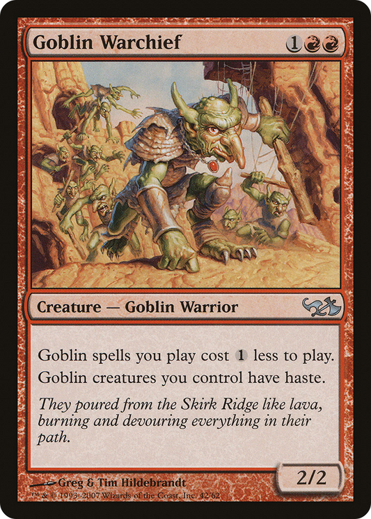 Goblin Warchief (DD1-042) - Duel Decks: Elves vs. Goblins