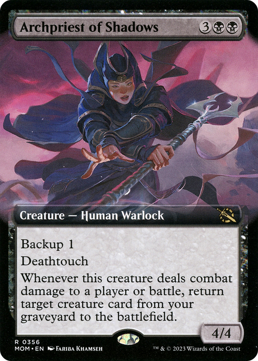 Archpriest of Shadows (Extended Art) (MOM-356) - March of the Machine: (Extended Art) Foil
