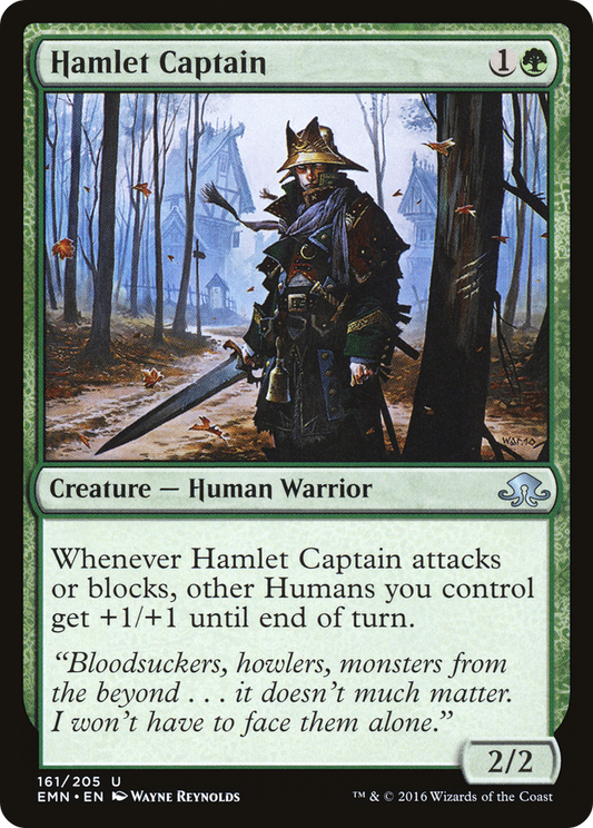 Hamlet Captain (EMN-161) - Eldritch Moon Foil